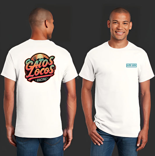 Gatos Locos White Tee